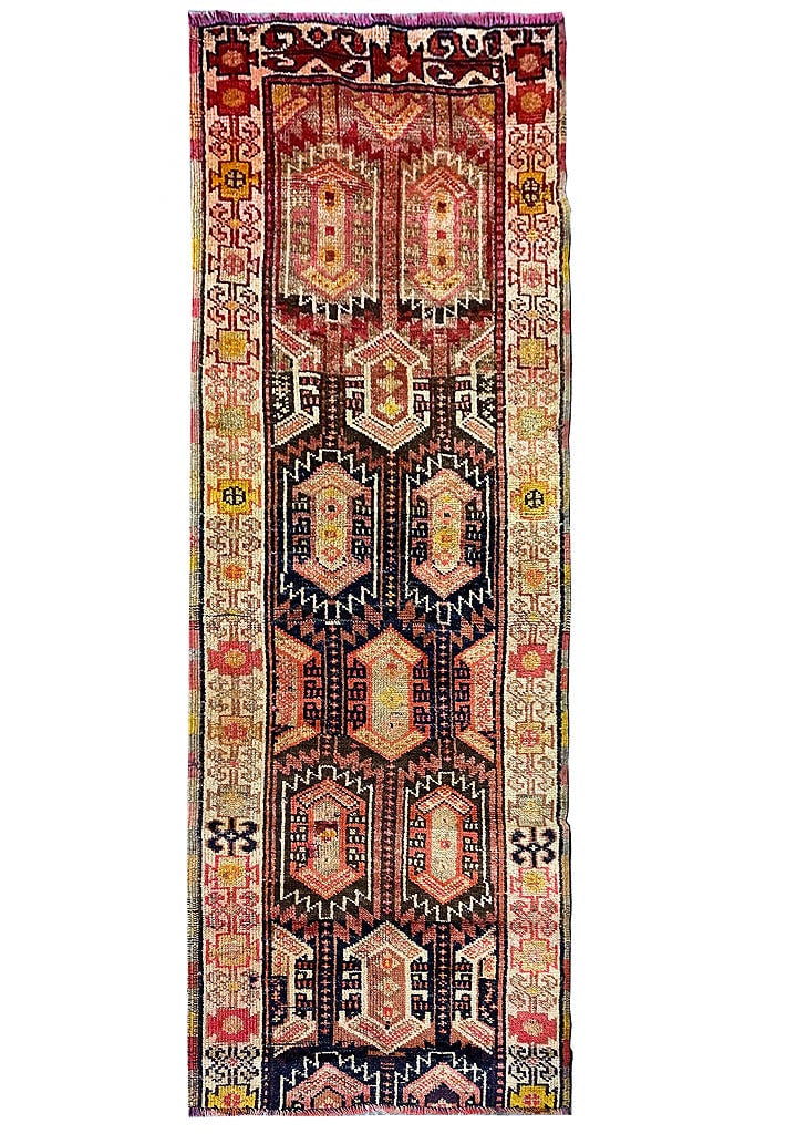 Authentic 8 Feet Persian Tribal Runner Handmade in Iran (1 of 10)