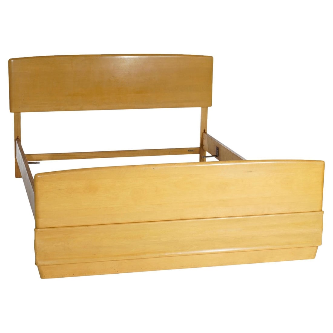 Heywood Wakefield Wheat Birch Full Size Bed Mid-Century Modern c1950 (1 of 14)