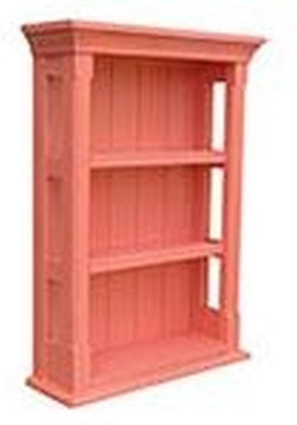 Trade Winds Coral Mahogany Wall Cabinet Coastal Style 28H 20W 6.50D (1 of 1)