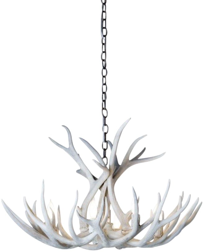 Customizable Lodge Style Antler Bowl Chandelier (1 of 2)