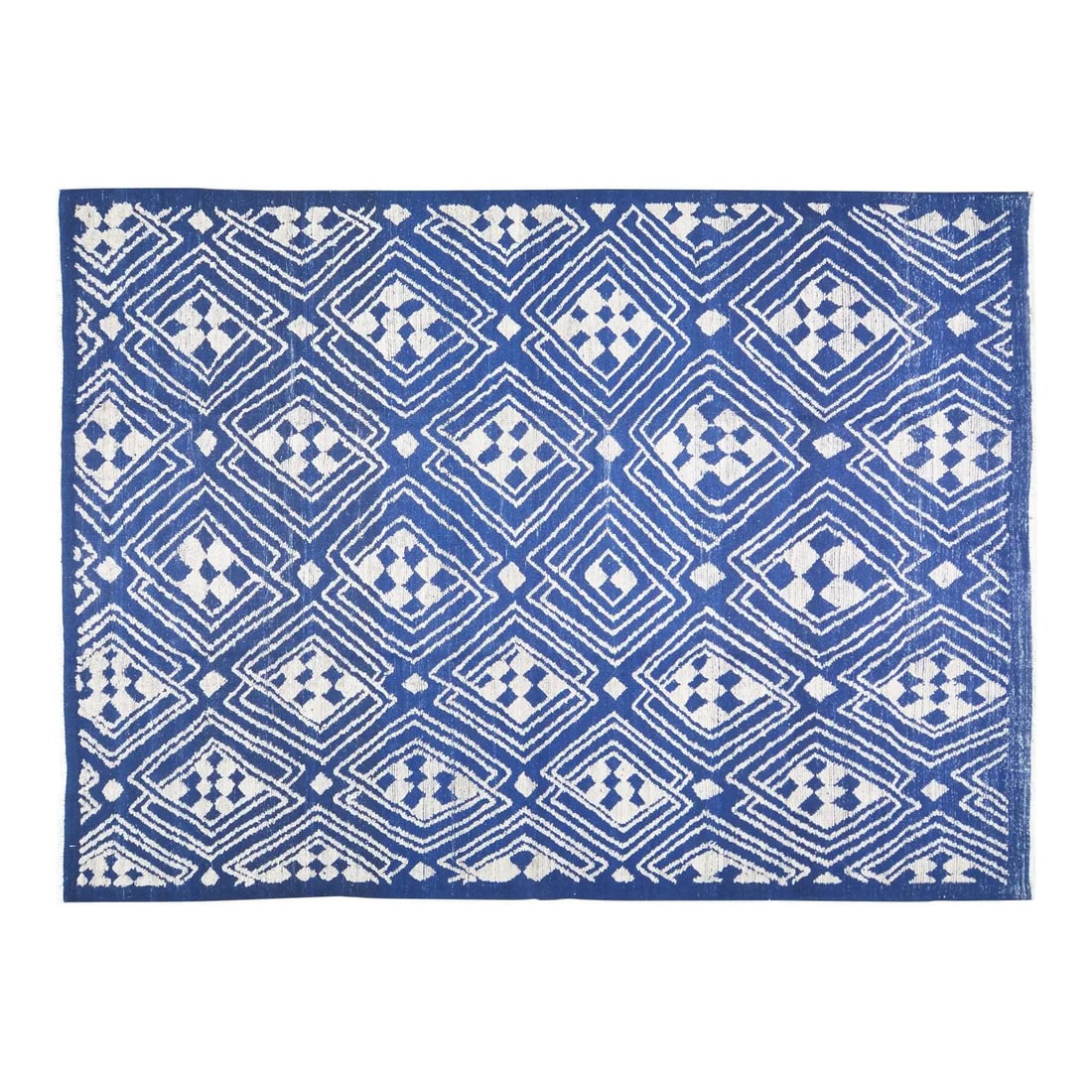 Soft Wool Beni Ourain Moroccan Rug Contemporary Hand Knotted 9'X12'1": Soft Wool Beni Ourain Moroccan Rug Contemporary Hand Knotted 9'X12'1" This 1990s Moroccan Beni Ourain rug features a hand-knotted construction with natural colors and a contemporary design. It offers 