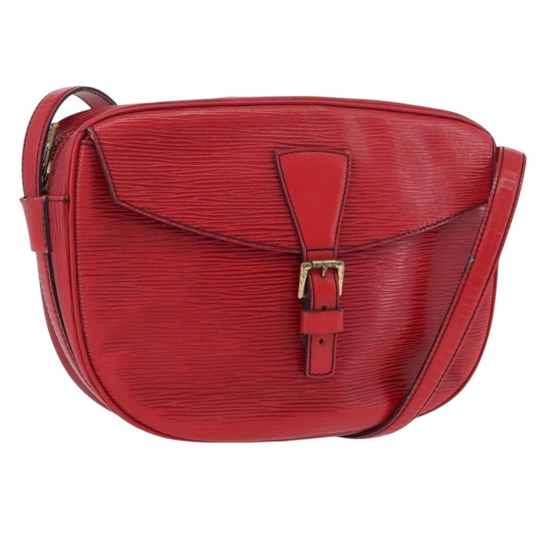 Louis Vuitton M52157 Jeune Fille MM Red Epi Leather Shoulder Bag: Louis Vuitton M52157 Jeune Fille MM Red Epi Leather Shoulder Bag Louis Vuitton Epi Jeune Fille MM shoulder bag in red Epi leather. This women's shoulder bag is made in France and includes only the bag