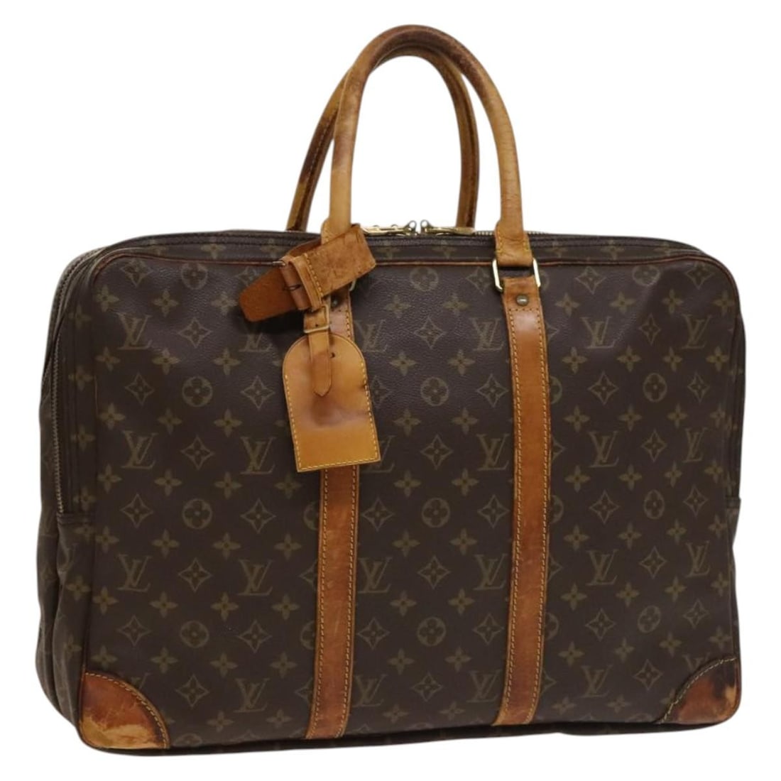 Authentic LOUIS VUITTON Monogram Boston Bag M41383: Authentic LOUIS VUITTON Monogram Boston Bag M41383 This authentic LOUIS VUITTON Monogram Sac 48 Heures Boston Bag (M41383) is a classic and stylish piece made from durable Monogram Canvas. With dimens