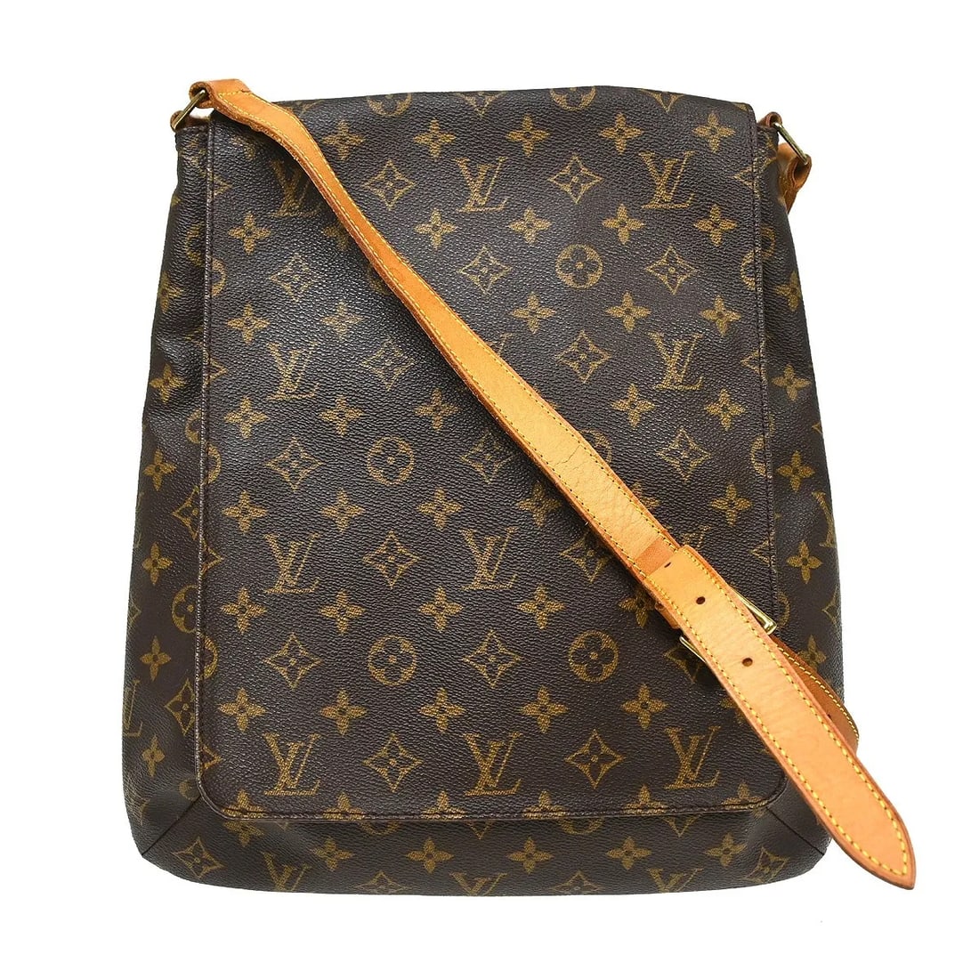 Louis Vuitton Musette Salsa shoulder bag in brown monogram canvas: Louis Vuitton Musette Salsa shoulder bag in brown monogram canvas Louis Vuitton Musette Salsa shoulder bag in brown monogram canvas. This unisex bag is made in France and remains in good condition wit