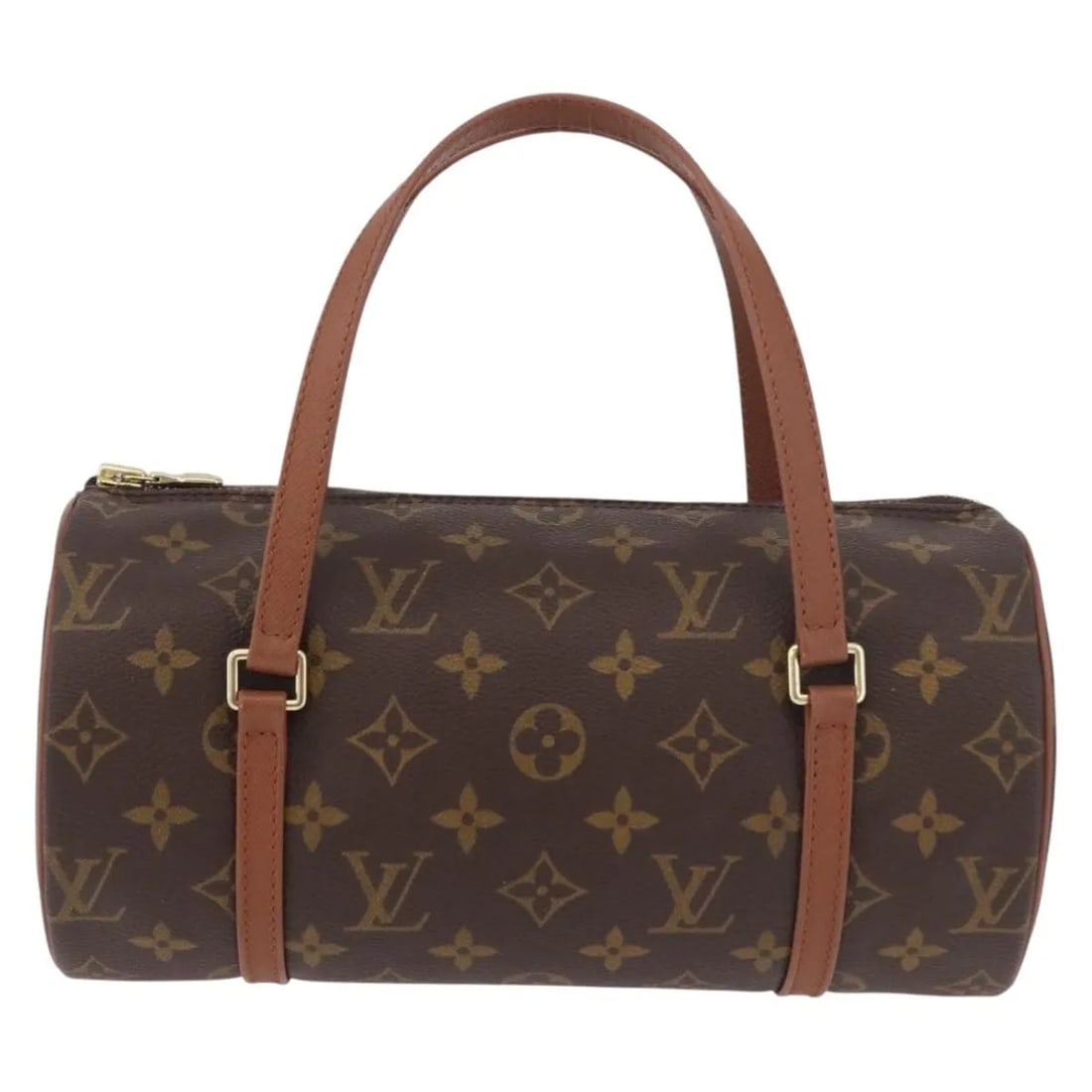 Louis Vuitton Papillon Brown Canvas Handbag: Louis Vuitton Papillon Brown Canvas Handbag Louis Vuitton Papillon in brown monogram canvas. This handbag is made in France and is presented in good condition with noted wear from use. The exterior sh