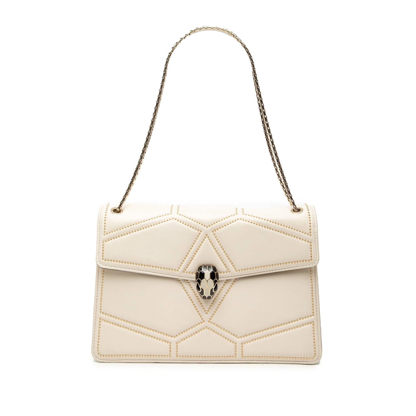 Bvlgari Serpenti Forever Diamond Blast Studded Leather Crossbody Bag (1 of 7)