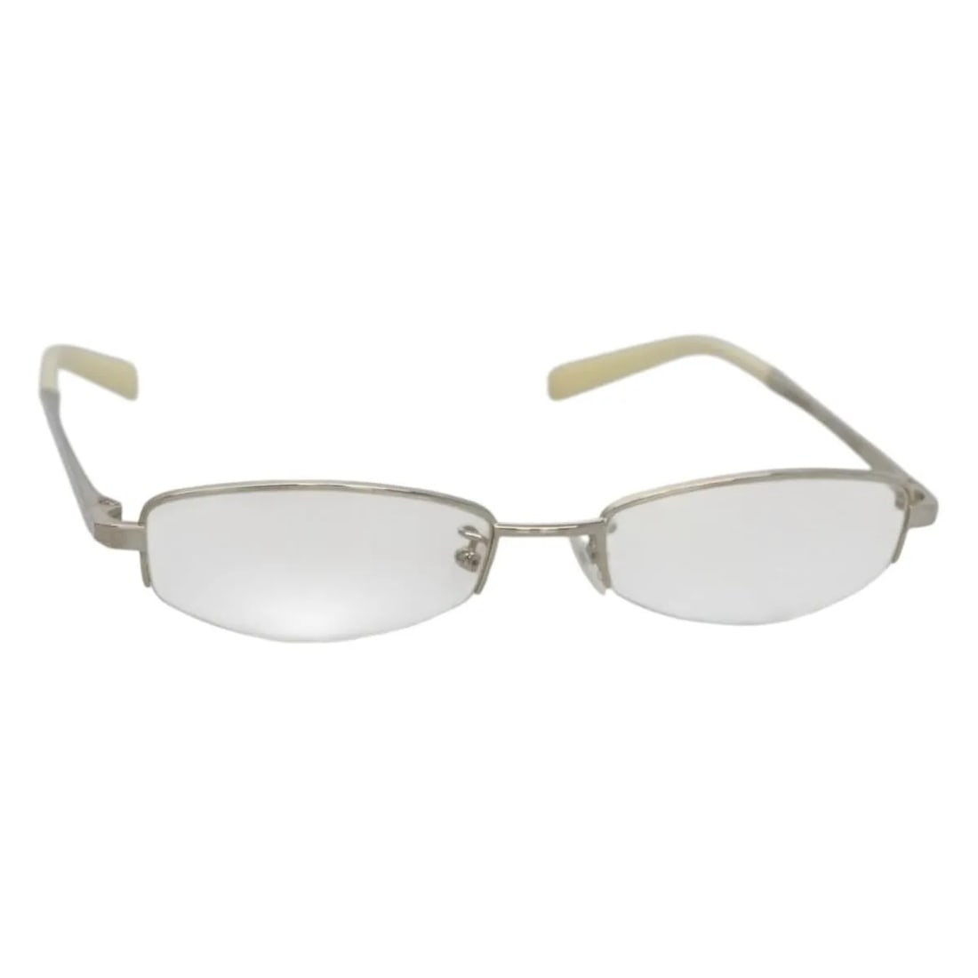 Gucci Eyewear White Plastic Sunglasses for Women: Gucci Eyewear White Plastic Sunglasses for Women Gucci eyewear sunglasses in white plastic with a good overall condition. The frame shows outside surface rubbing, and the metal fittings have slight sc