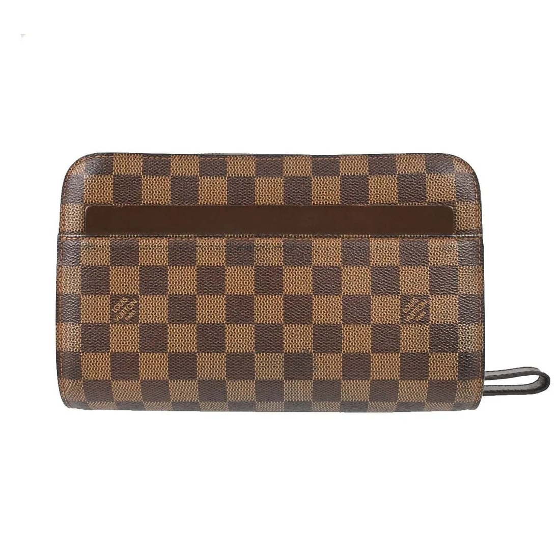 Louis Vuitton Pochette Saint Louis Brown Canvas Clutch (1 of 14)