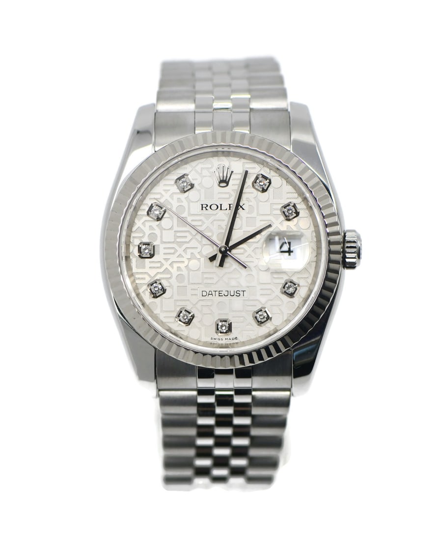 Rolex Datejust 116234 36mm Diamond Marker Automatic Watch (1 of 5)