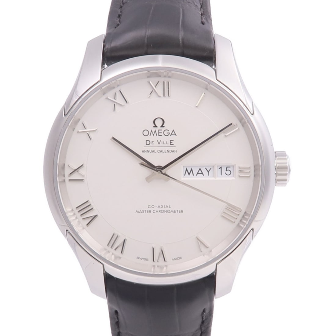 OMEGA De Ville Automatic Stainless Steel White Dial Mens Wristwatch: OMEGA De Ville Automatic Stainless Steel White Dial Mens Wristwatch This OMEGA De Ville Automatic Watch is crafted from stainless steel and features a striking white dial. Designed for men, it offers 