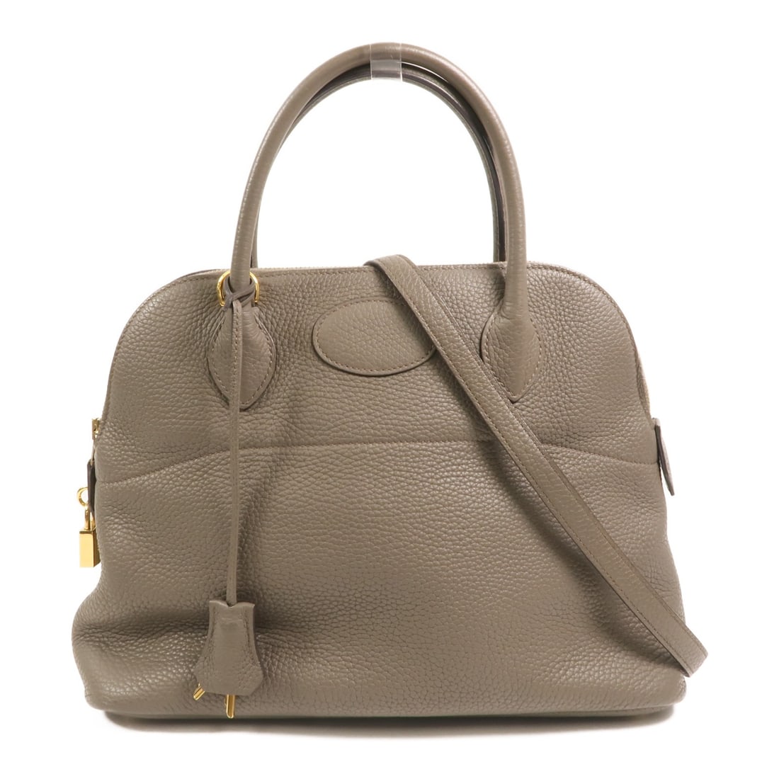 Hermes Bolide 31 Etain Togo Leather 2 Way Shoulder Bag (1 of 18)