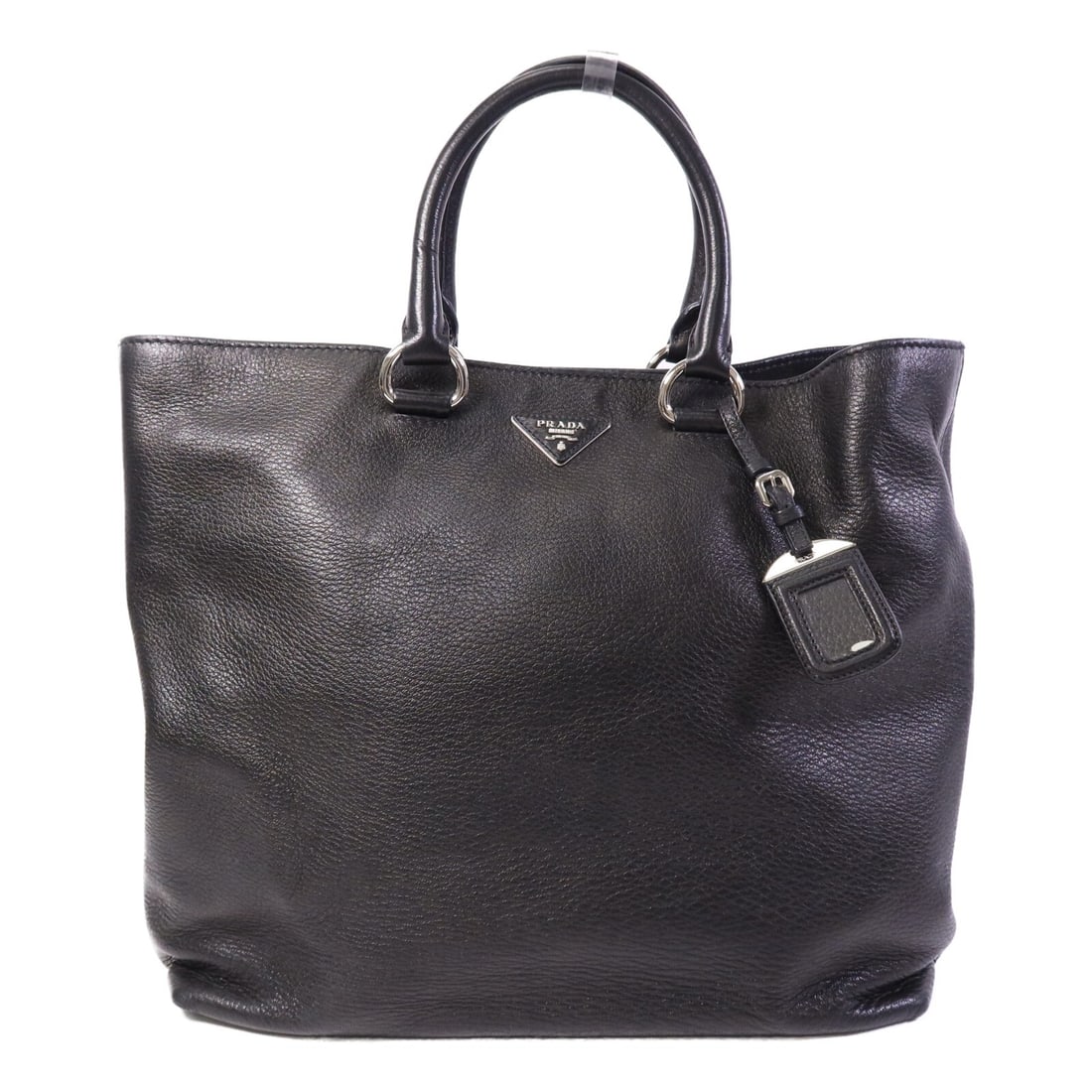 Prada Vitello Phenix black calfskin tote bag BN1713 (1 of 14)