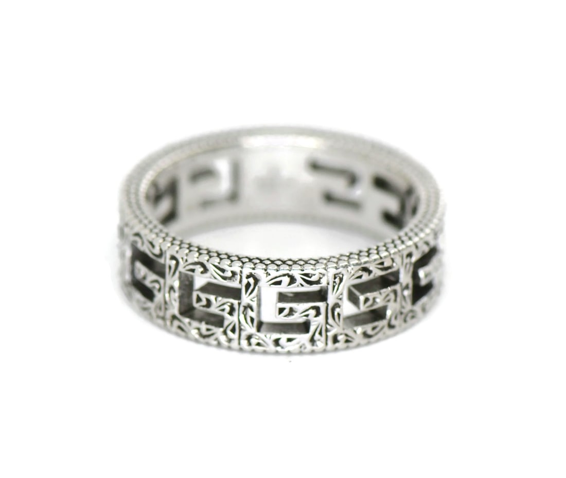 Sterling Silver 8.5 Ring by Gucci Italian Design (1 of 2)