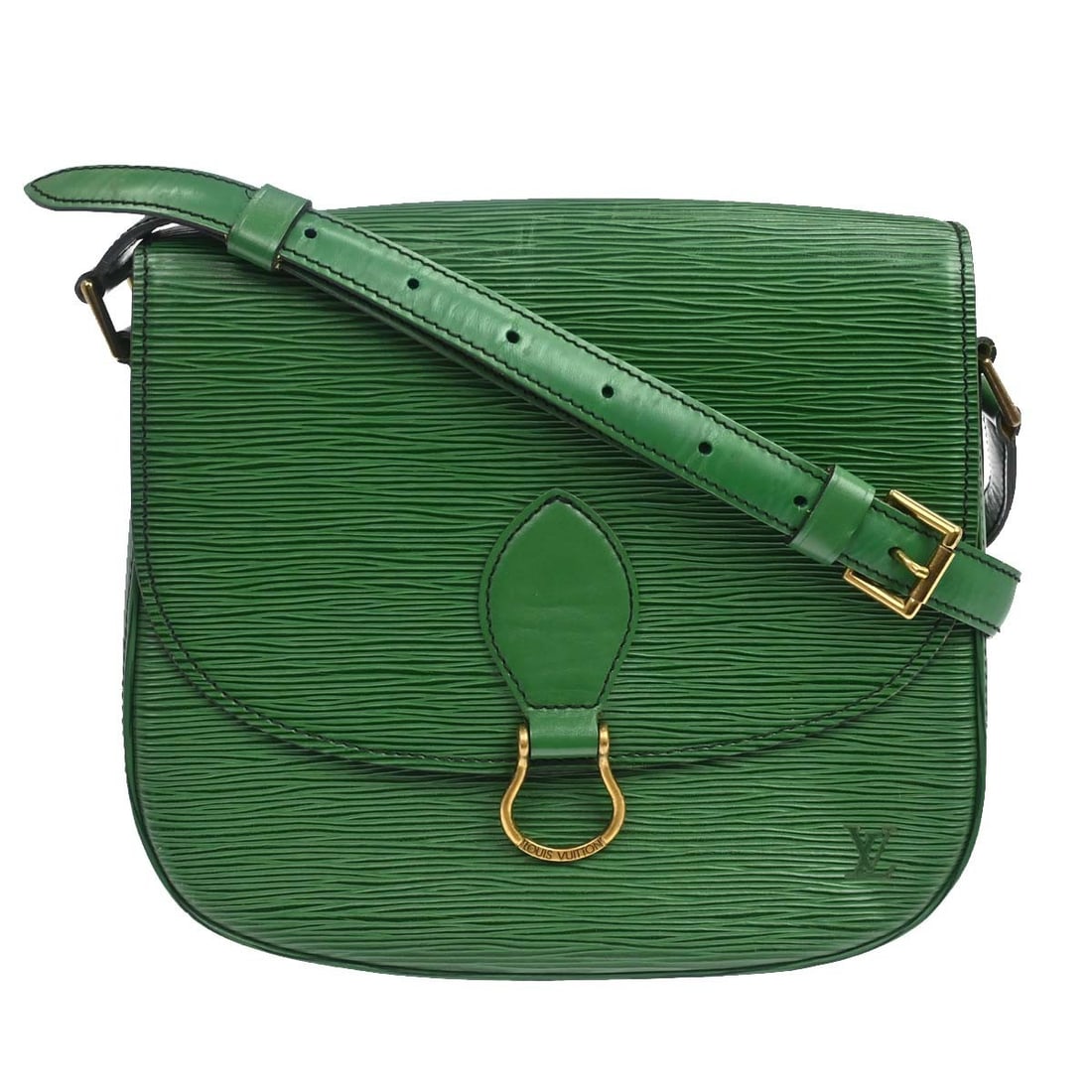 Louis Vuitton Saint Cloud GM Green Epi Leather Shoulder Bag M52194 (1 of 16)