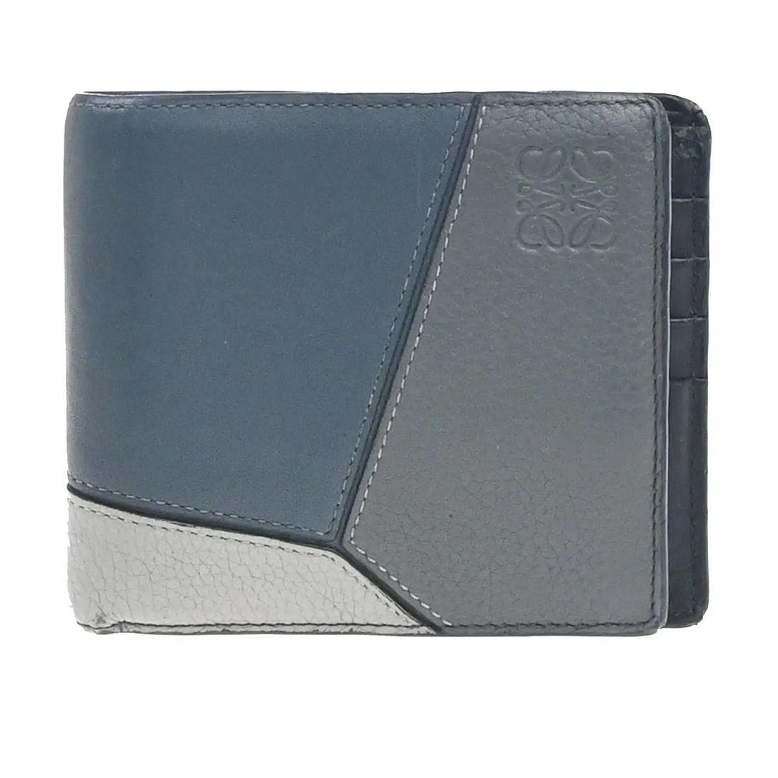 Loewe Puzzle Stitches multicolour leather bifold wallet for unisex (1 of 11)