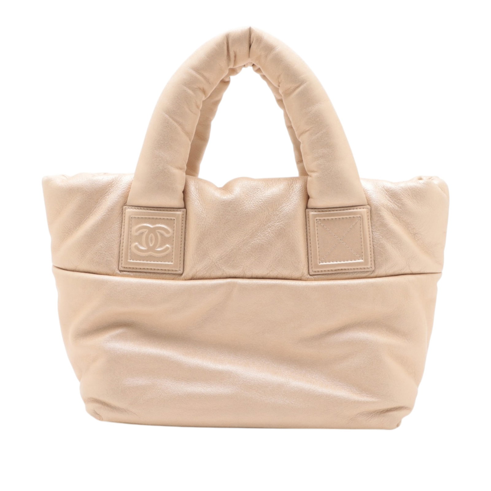 Chanel Beige Lambskin Coco Cocoon Reversible Tote Small (1 of 10)