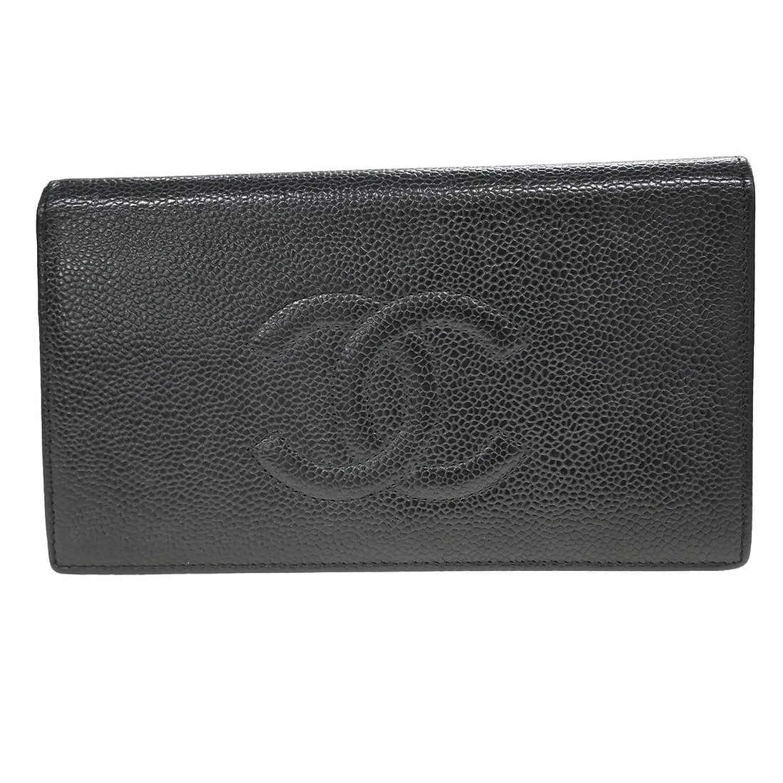 Chanel Timeless CC French Wallet Black Leather: Chanel Timeless CC French Wallet Black Leather This Chanel Timeless CC French Wallet is crafted from black leather and designed specifically for women. The wallet features a classic and elegant style 