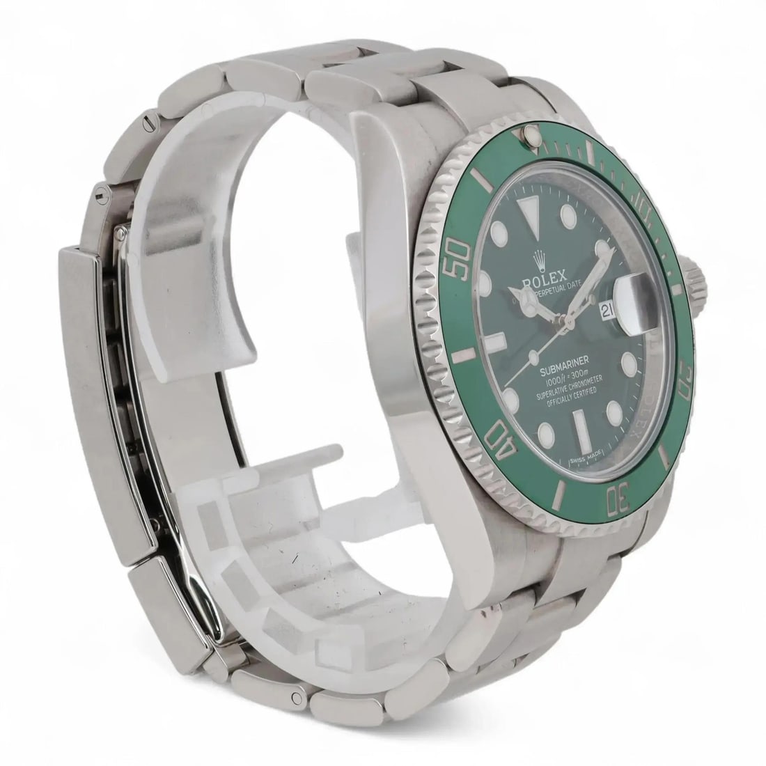Rolex Submariner Hulk Green Automatic Mens Watch 116610LV with Box and Papers - 3
