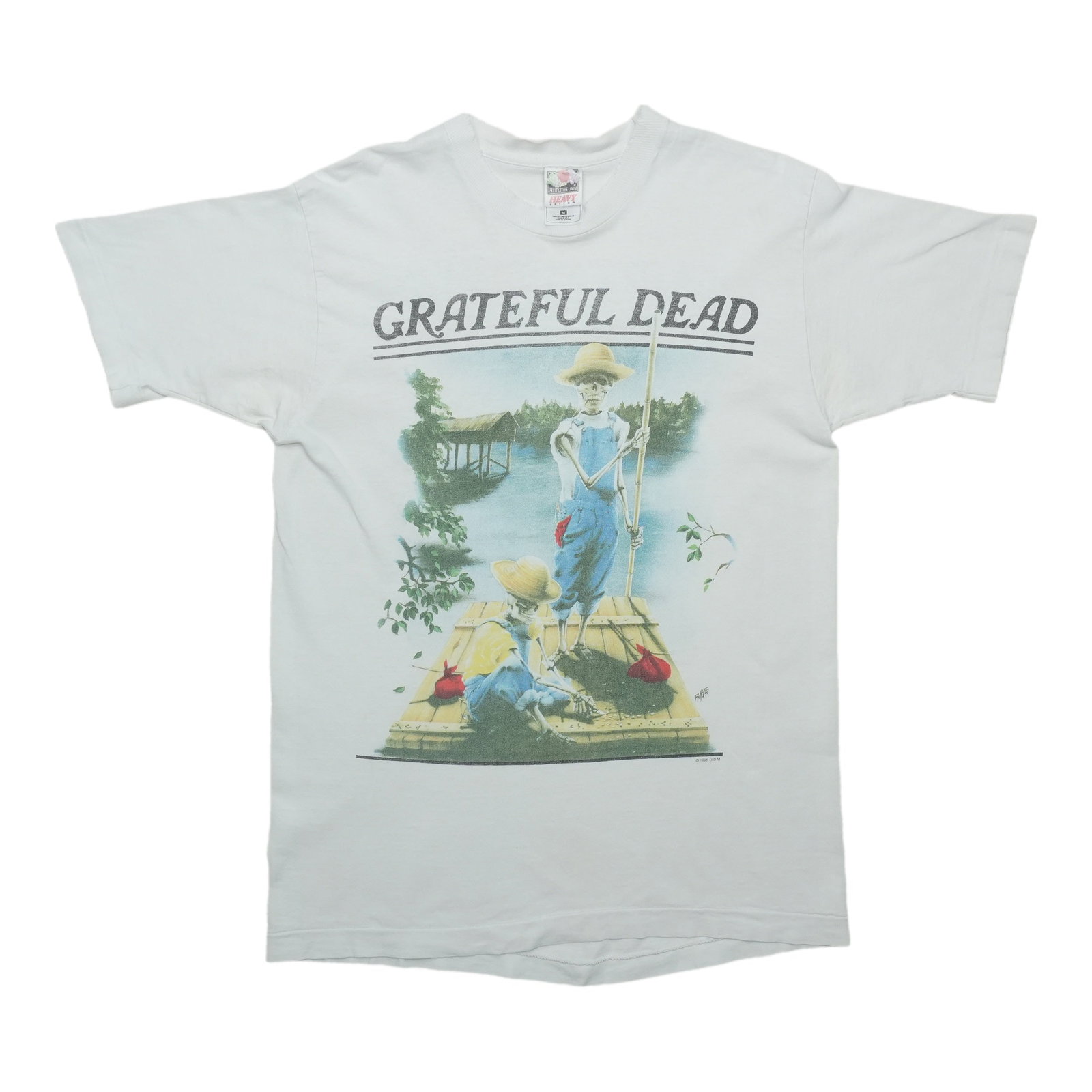 Vintage 1995 Grateful Dead White Cotton Tour Shirt XL (1 of 5)