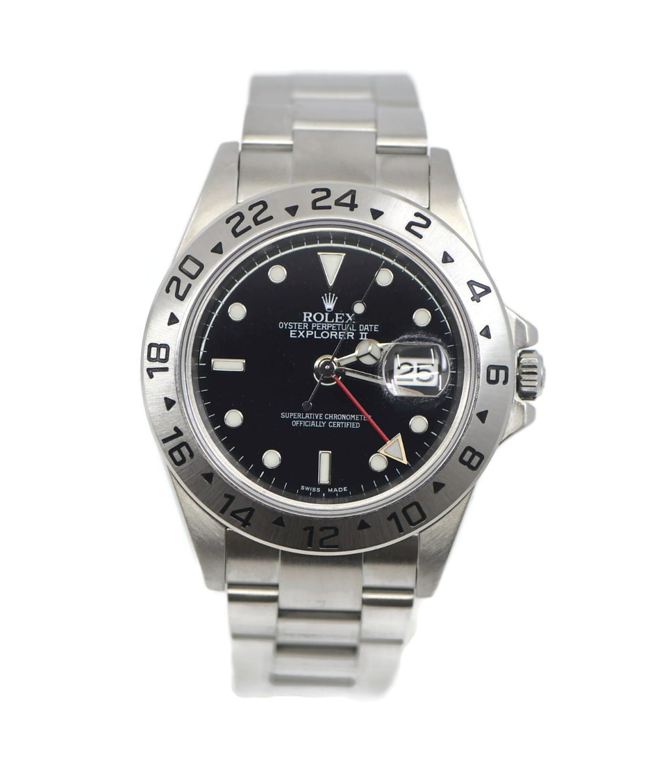 Rolex 16570 Explorer II automatic stainless steel wristwatch (1 of 5)
