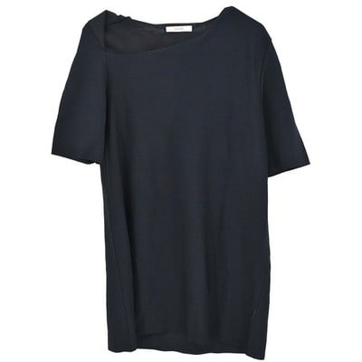 CELINE Black Short Sleeve Top Size L Made in Italy (1 of 18)
