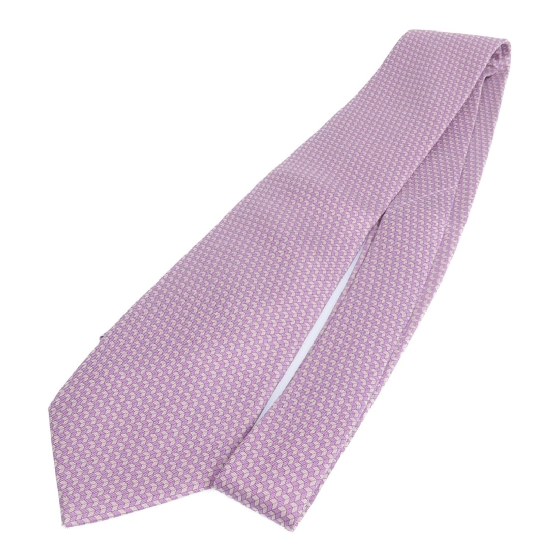 Purple Silk Tie by Hermes France (1 of 10)