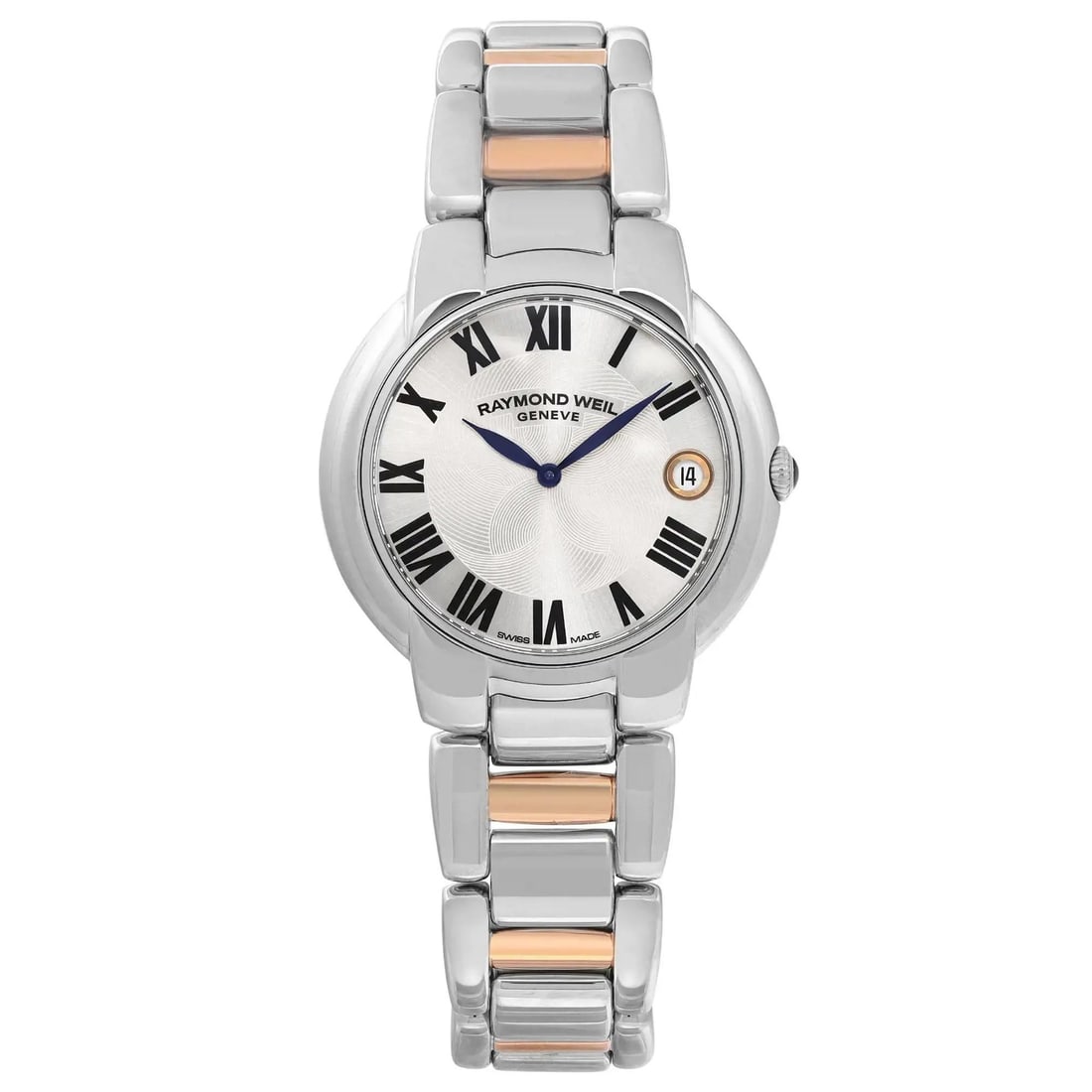 Raymond Weil Jasmine 35mm Silver Dial Quartz Ladies Watch 5235-S5-01659: Raymond Weil Jasmine 35mm Silver Dial Quartz Ladies Watch 5235-S5-01659 This elegant Raymond Weil Jasmine wristwatch is designed for the modern woman, featuring a 35mm round stainless steel case with