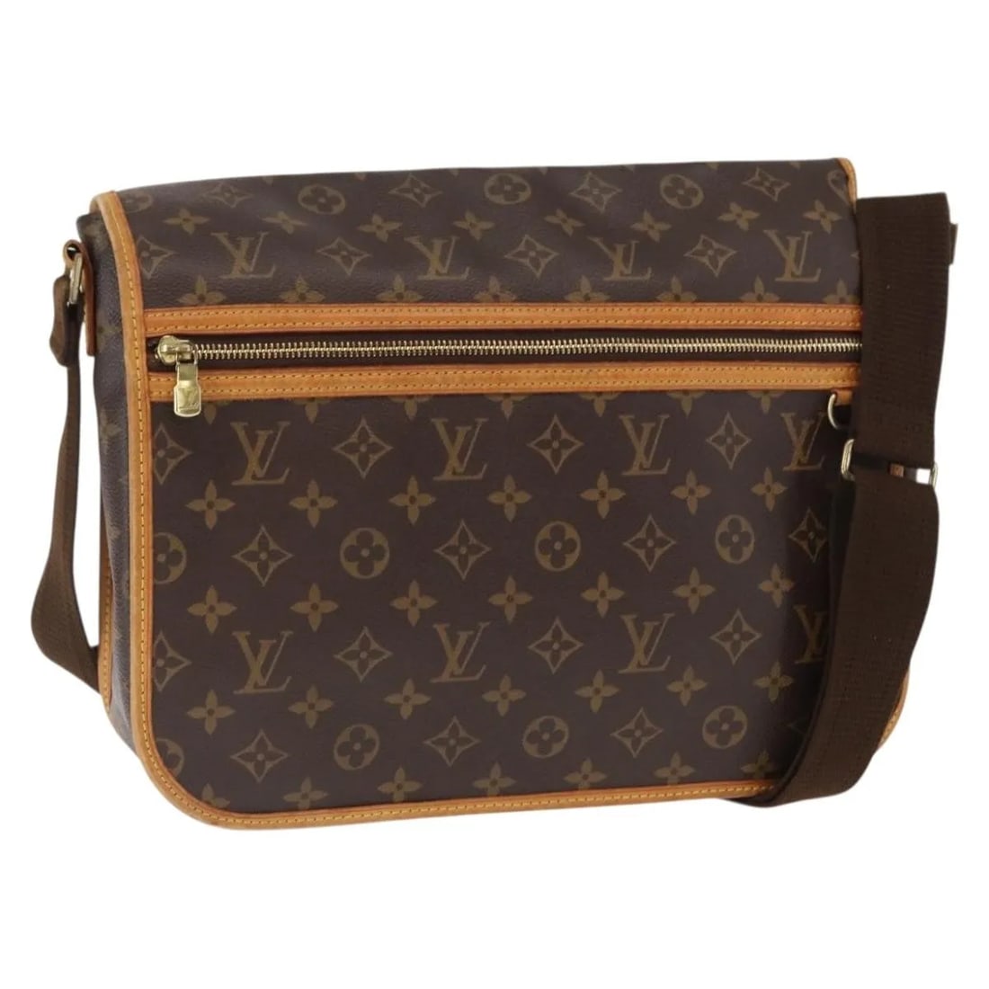 Louis Vuitton Bosphore Unisex Messenger Bag Brown Monogram Canvas (1 of 18)
