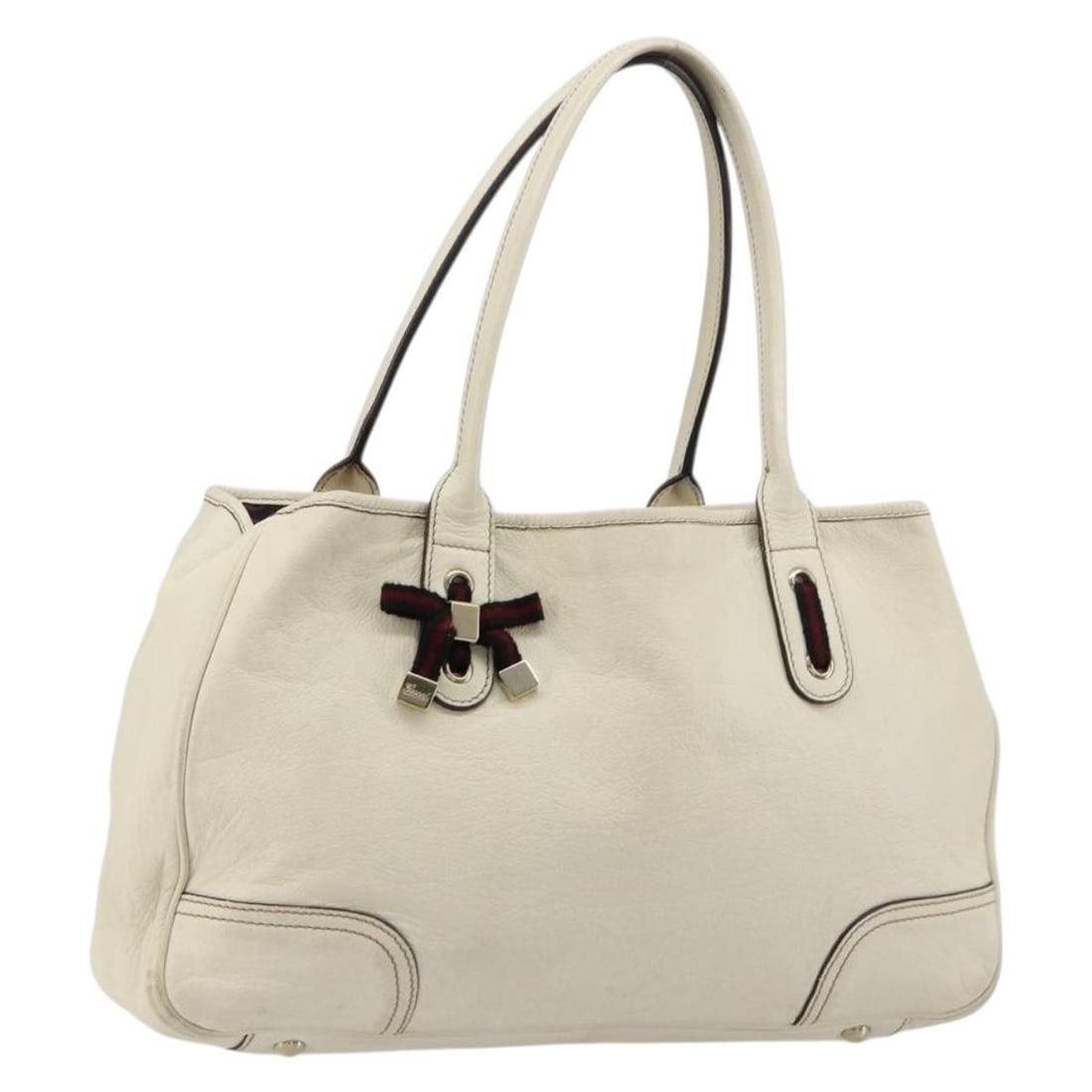 Gucci White Gold Leather Princi Tote Bag Italy: Gucci White Gold Leather Princi Tote Bag Italy This GUCCI Princi tote bag is crafted from white and gold leather and features a spacious main compartment, making it ideal for everyday use. The bag is 