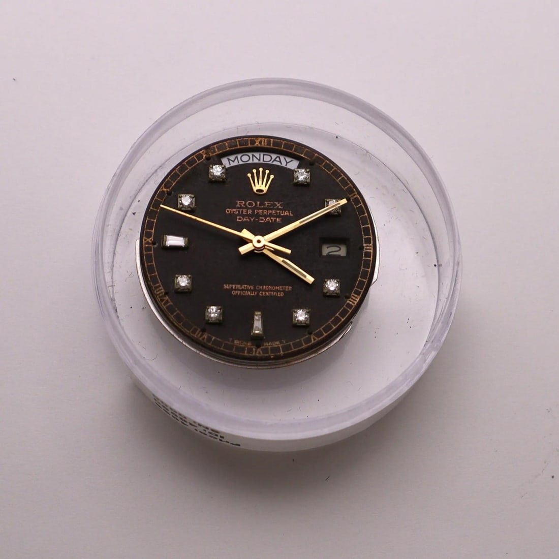 Movement 3055 for Rolex Oyster Perpetual Day Date with Diamond Black Dial (1 of 2)