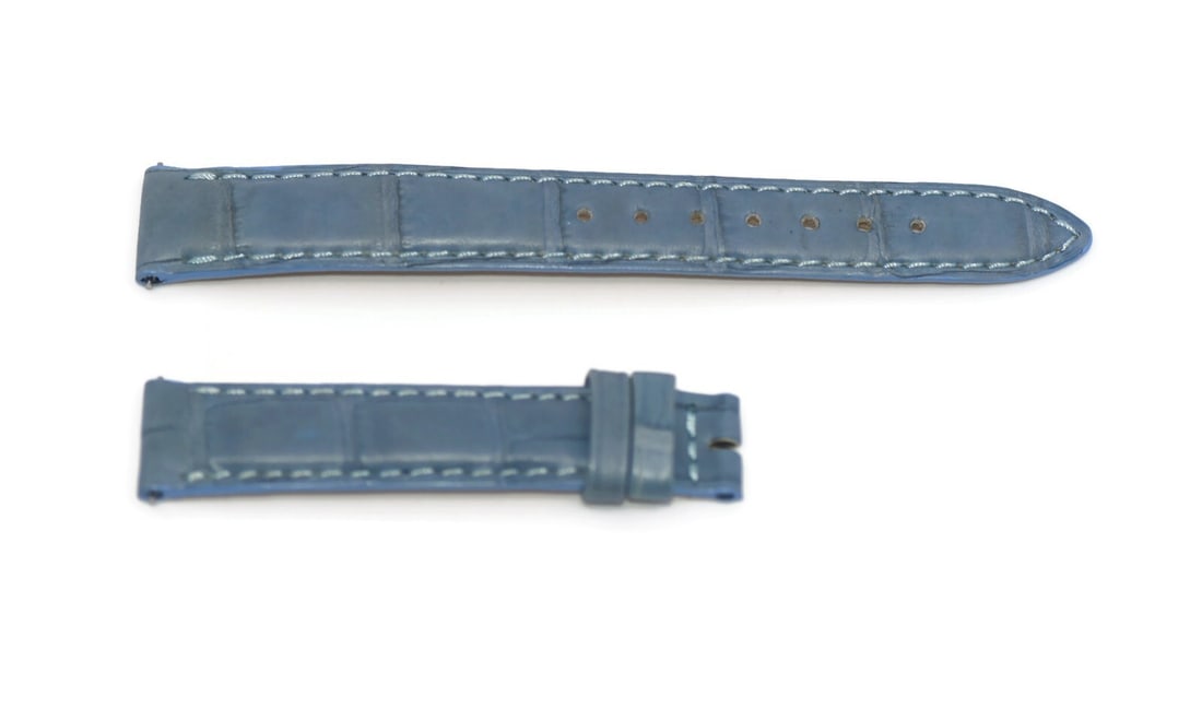 David Yurman Authentic Light Grey Wristwatch Strap 14mm (1 of 2)