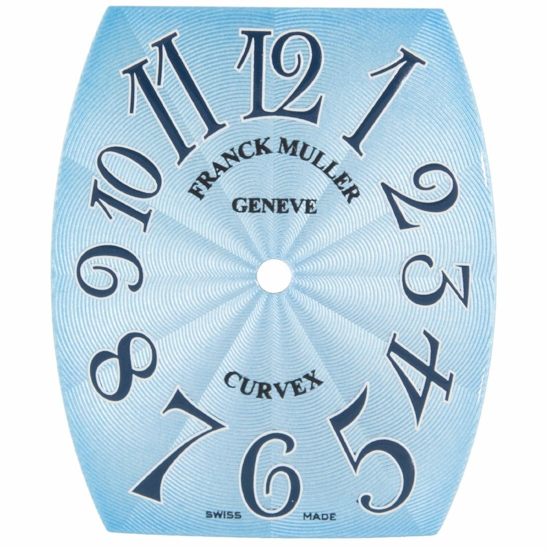Franck Muller Cintree Curvex Light Blue Dial Upgrade: Franck Muller Cintree Curvex Light Blue Dial Upgrade Enhance your Franck Muller Cintree Curvex watch with this exquisite light blue dial. Designed specifically for the Cintree Curvex model, this pre-o
