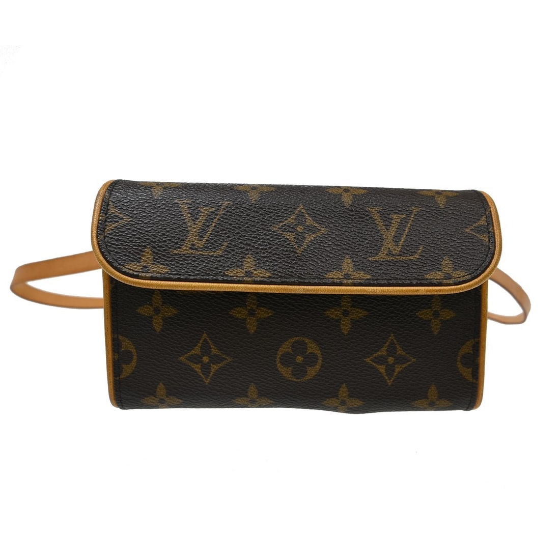 Louis Vuitton Pochette Florentine Monogram Waist Bag M51855 Size M: Louis Vuitton Pochette Florentine Monogram Waist Bag M51855 Size M Vintage Louis Vuitton Pochette Florentine bum bag in brown Monogram canvas and leather. This small waist bag features a magnetic snap