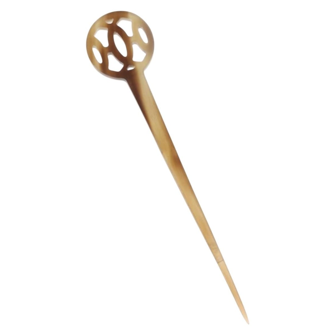 HERMES Beige Plastic Kankanashi Hair Tie Authentic 154222: HERMES Beige Plastic Kankanashi Hair Tie Authentic 154222 Introducing the HERMES Buffalo Horn Kankanashi Hair Tie, a chic accessory crafted from durable plastic in a sophisticated beige color. This ha