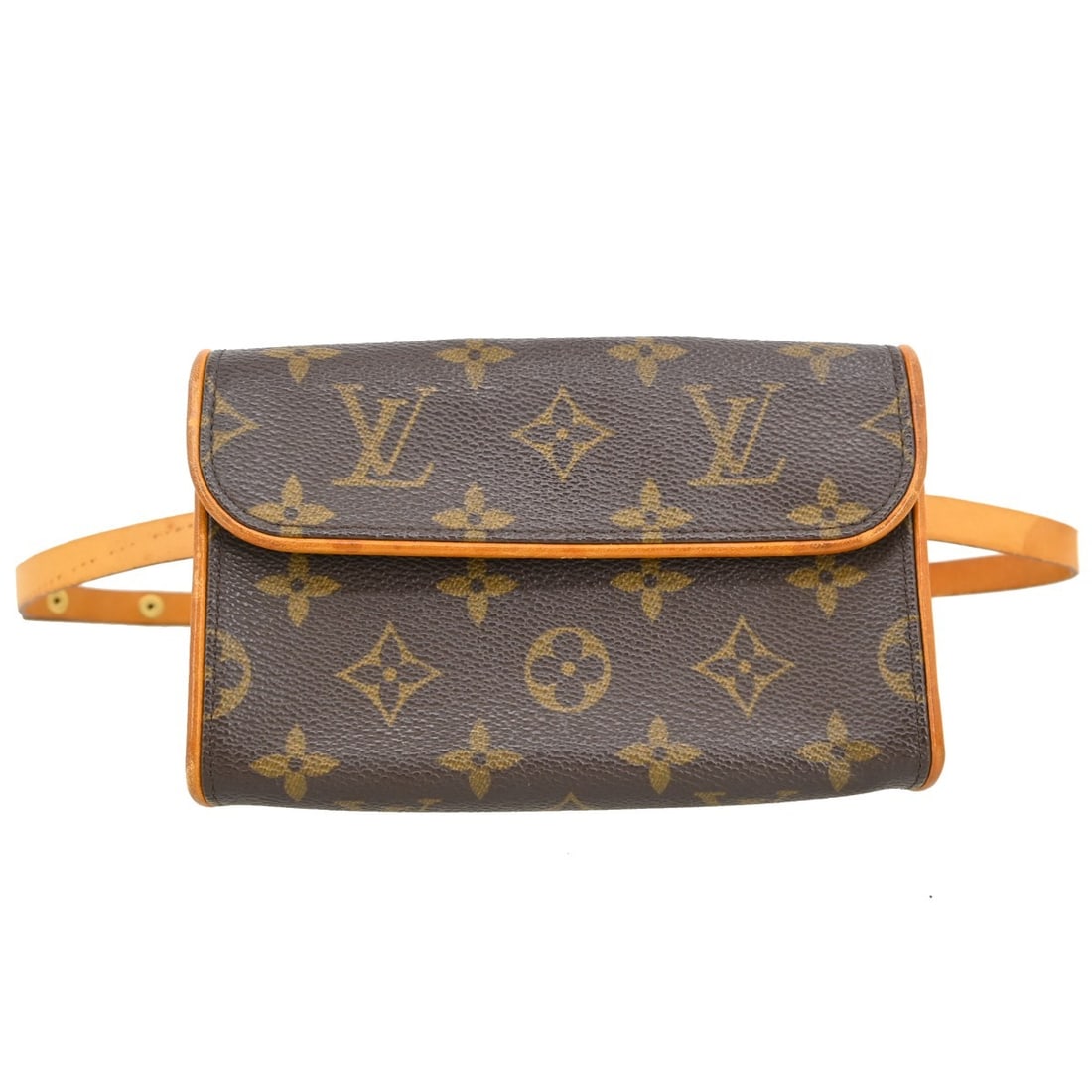 Louis Vuitton Pochette Florentine Monogram Bum Bag XS M51855: Louis Vuitton Pochette Florentine Monogram Bum Bag XS M51855 Vintage Louis Vuitton Pochette Florentine bum bag in brown Monogram canvas with leather trim and an adjustable leather belt. This compact w