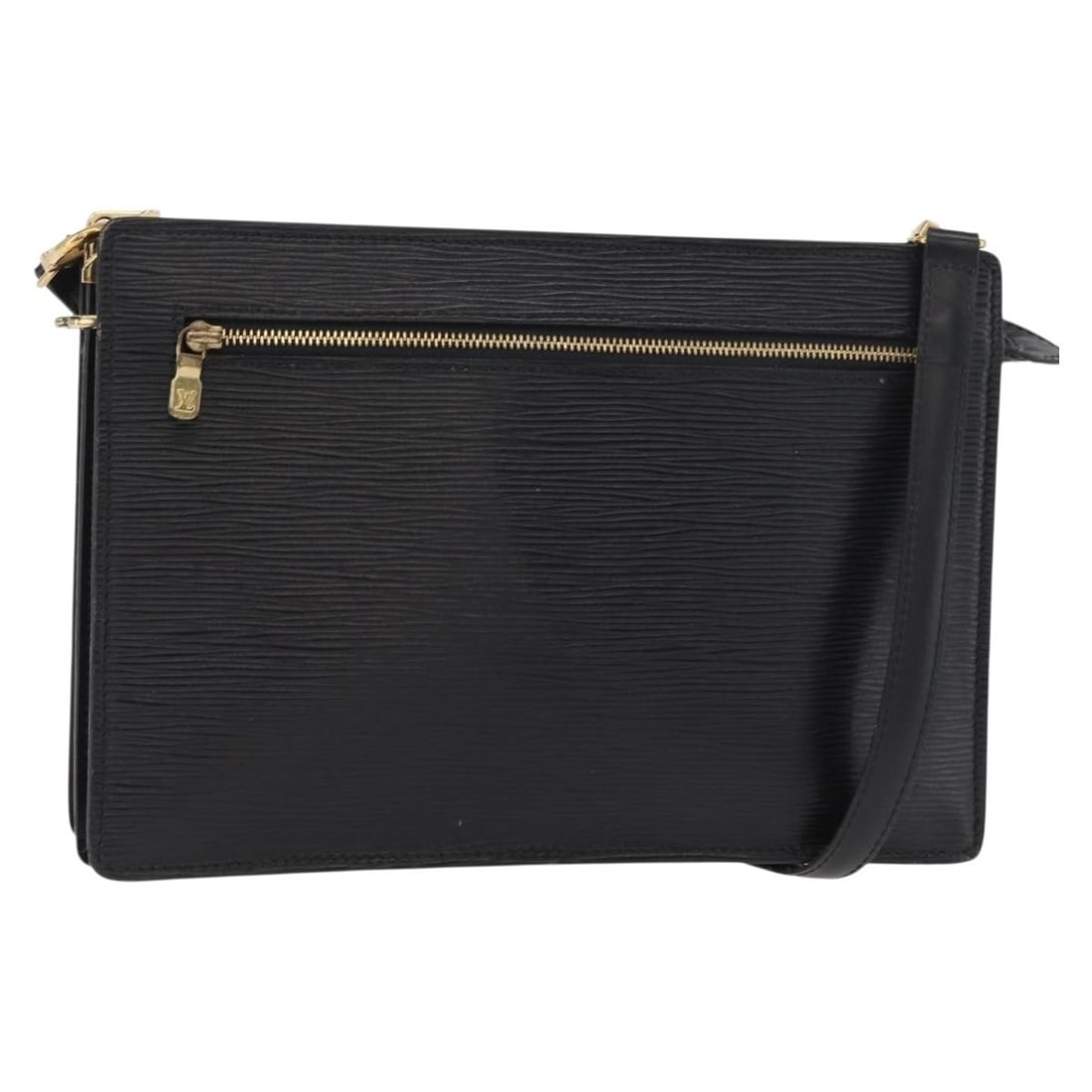 Louis Vuitton M52112 Epi Leather 2way Shoulder Bag Black: Louis Vuitton M52112 Epi Leather 2way Shoulder Bag Black Louis Vuitton Epi Angian 2-way shoulder bag in black Epi leather. This women's bag includes a shoulder strap and is made in France. Condition i