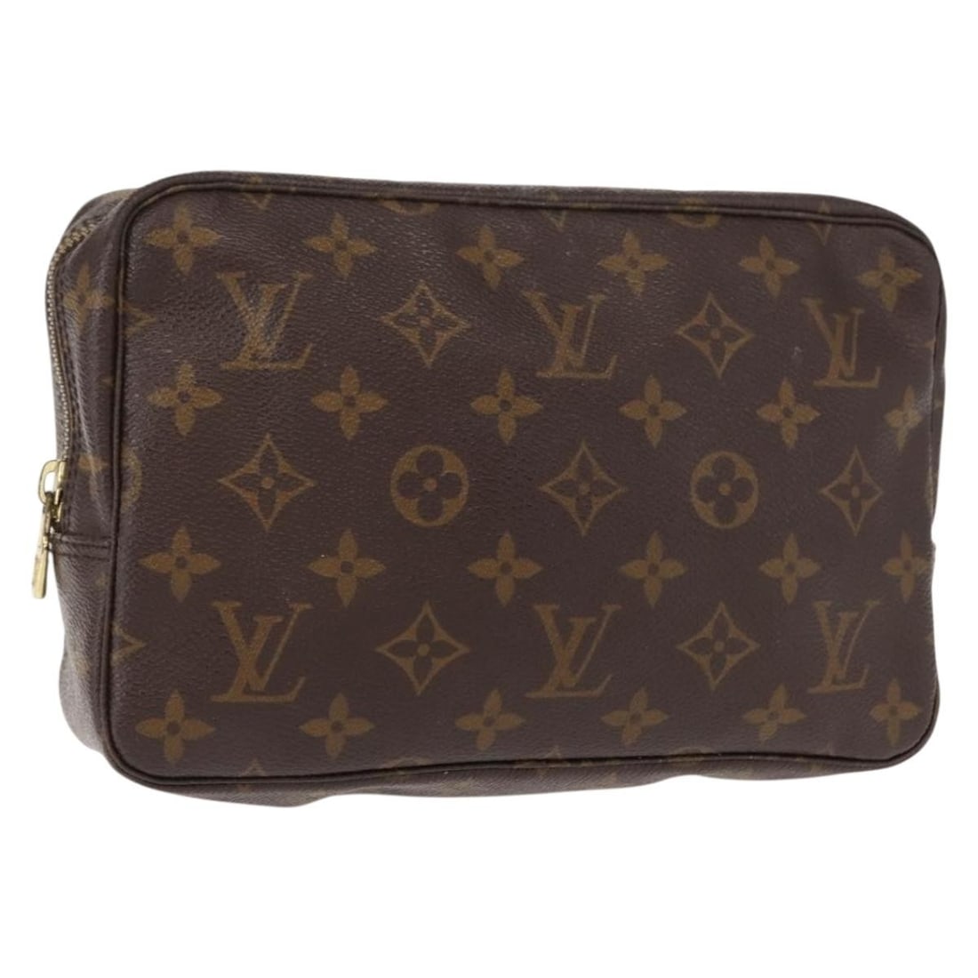 LOUIS VUITTON Monogram Trousse Toilette 23 Clutch Bag M47524 Auth: LOUIS VUITTON Monogram Trousse Toilette 23 Clutch Bag M47524 Auth This LOUIS VUITTON Monogram Trousse Toilette 23 Clutch Bag (M47524) is a stylish accessory crafted from signature Monogram Canvas. Its