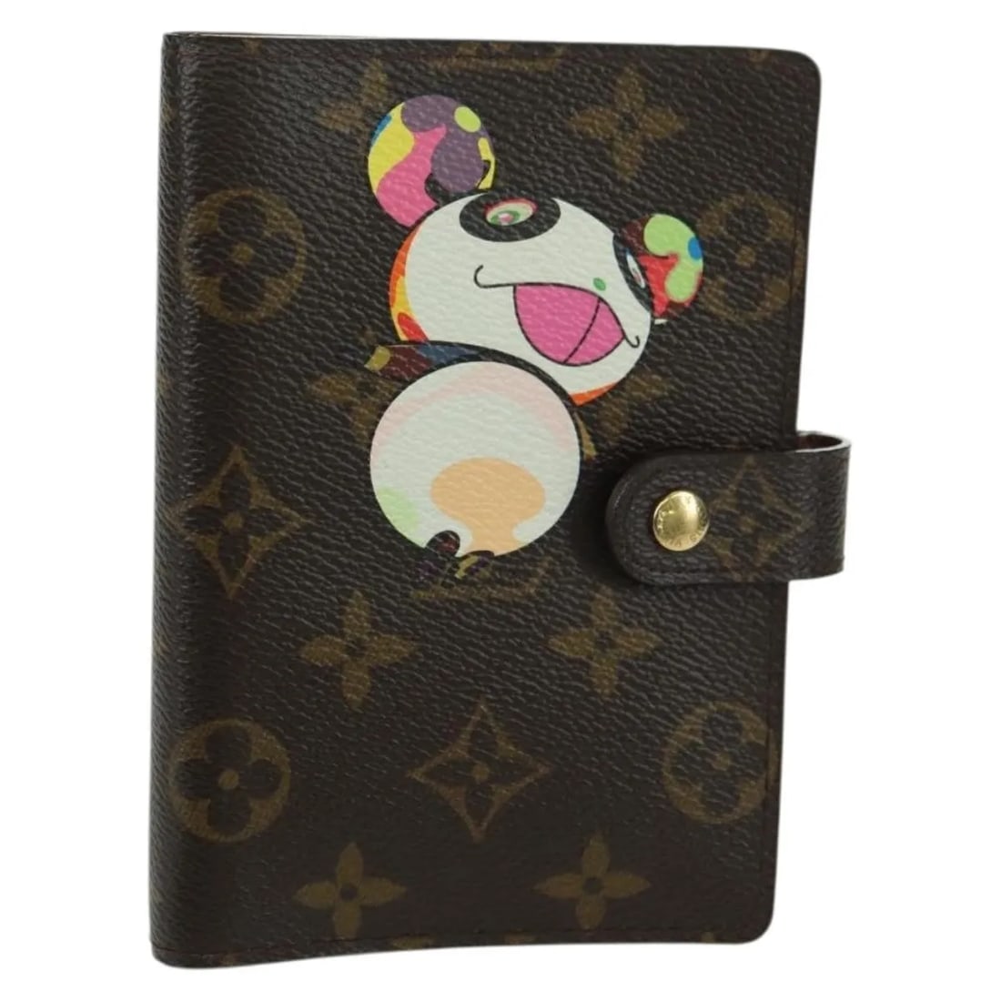 Monogram Panda Canvas Agenda Holder by Louis Vuitton: Monogram Panda Canvas Agenda Holder by Louis Vuitton This Louis Vuitton Agenda Cover features the iconic Monogram Panda design in brown canvas. Designed for women, it offers both style and functionali