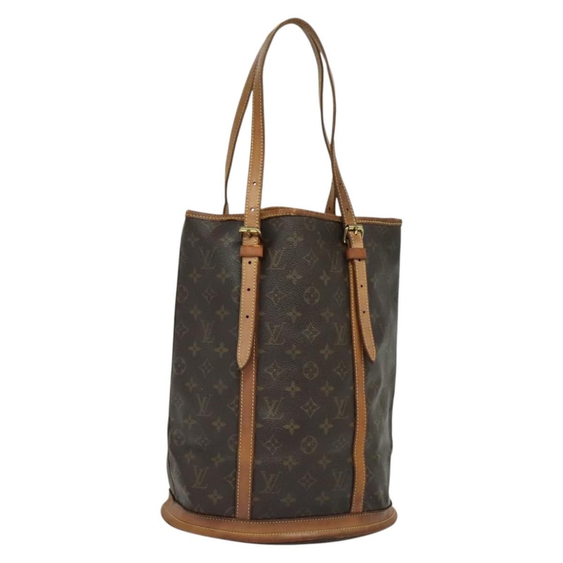 LOUIS VUITTON Monogram Bucket GM Shoulder Bag M42236 Auth USA: LOUIS VUITTON Monogram Bucket GM Shoulder Bag M42236 Auth USA This LOUIS VUITTON Monogram Bucket GM Shoulder Bag (Model M42236) is a luxurious accessory crafted from durable Monogram Canvas, showcasin