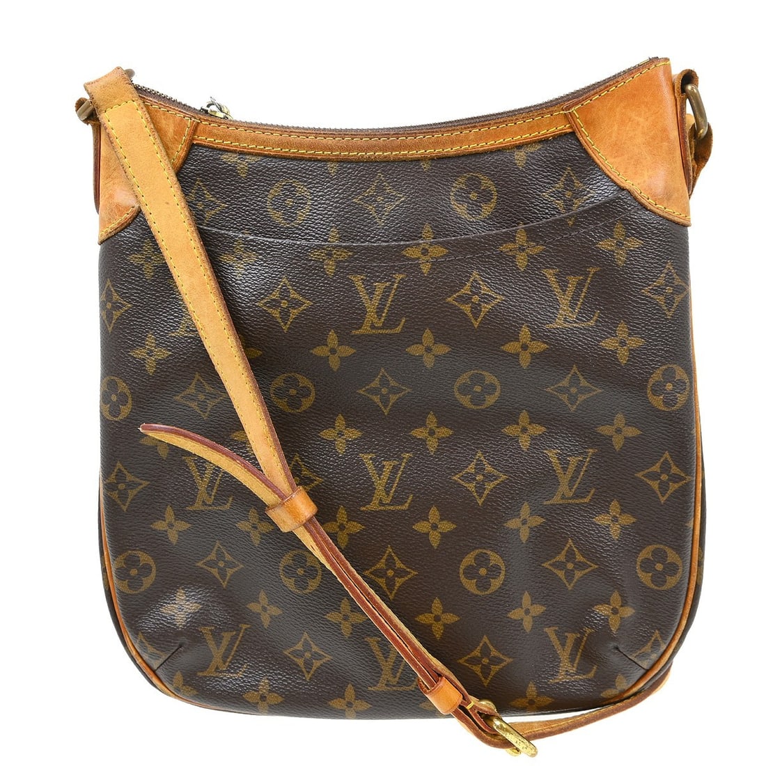 Louis Vuitton Odeon PM Monogram Canvas Crossbody Bag M56390: Louis Vuitton Odeon PM Monogram Canvas Crossbody Bag M56390 Louis Vuitton Odeon PM crossbody shoulder bag in brown Monogram canvas with leather trim and an adjustable strap. This vintage bag features 