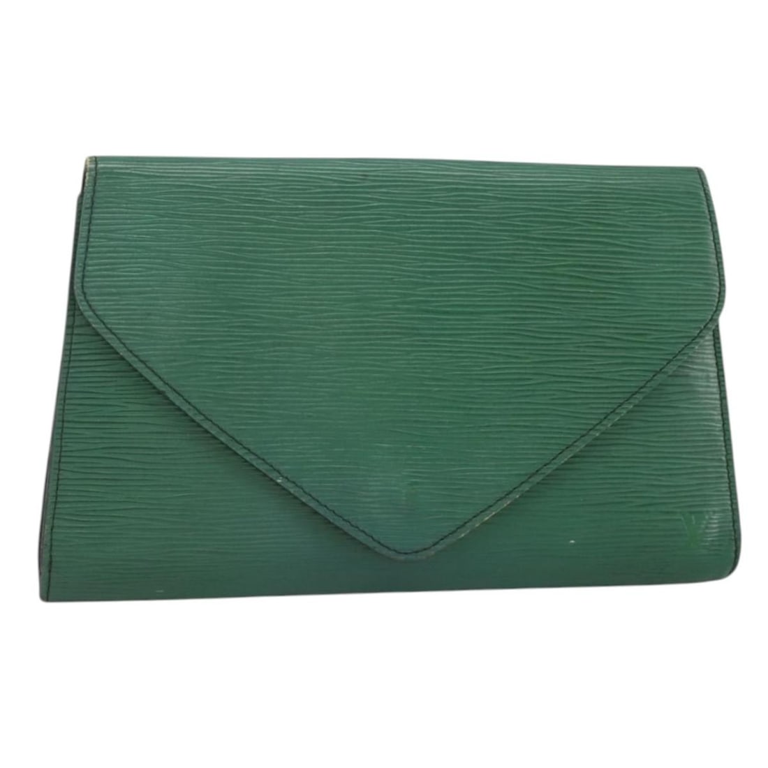 Louis Vuitton Epi Leather Green Art Deco Clutch M52634 Women's Handbag (1 of 18)