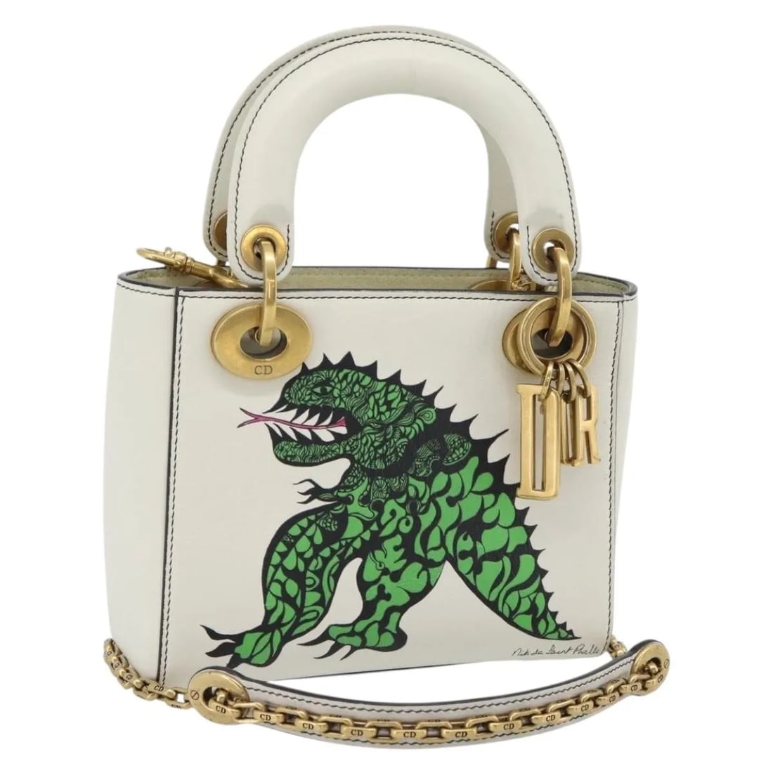 Lady Dior multicolour leather handbag by Christian Dior (1 of 18)