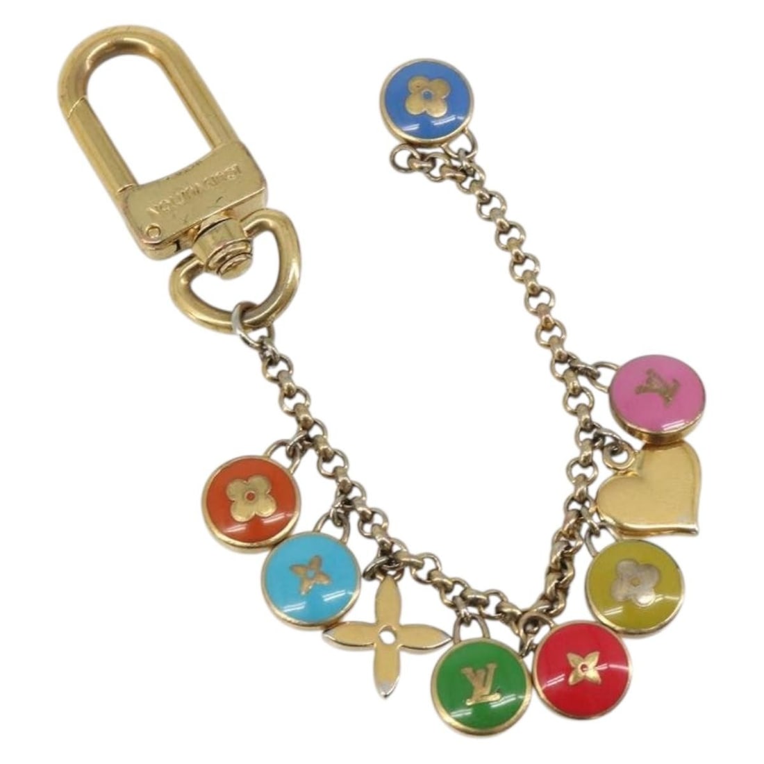 Louis Vuitton M66172 metal key holder gold tone (1 of 13)