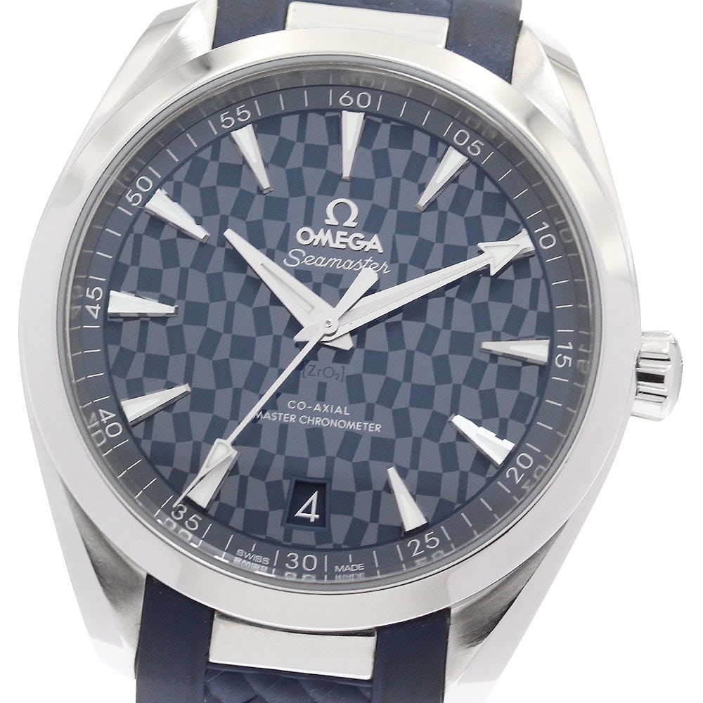 OMEGA Seamaster Aqua Terra Tokyo Olympics 2020 Wristwatch: OMEGA Seamaster Aqua Terra Tokyo Olympics 2020 Wristwatch This is an OMEGA Seamaster Aqua Terra wristwatch, model 522.12.41.21.03.001, created for the 2020 Tokyo Olympics. Designed for men, this Swiss