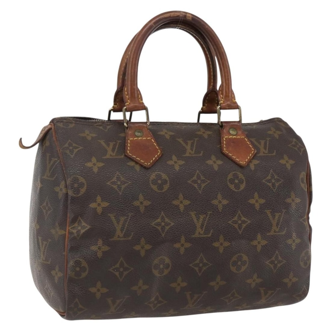 Louis Vuitton Speedy 25 Monogram Canvas M41528 Women's Handbag France: Louis Vuitton Speedy 25 Monogram Canvas M41528 Women's Handbag France This Louis Vuitton Speedy 25 handbag features the classic Monogram canvas and is designed for women. Made in France, it offers a s