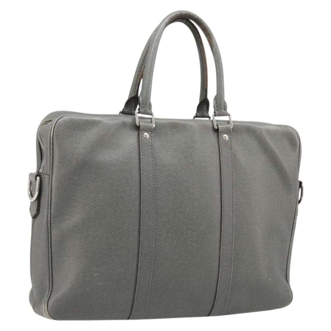 Louis Vuitton Taiga Gracie Business Briefcase M30640 France: Louis Vuitton Taiga Gracie Business Briefcase M30640 France This Louis Vuitton Taiga Porte Documents Voyage bag in the Gracie color is crafted from Taiga leather and designed as a business bag for wom