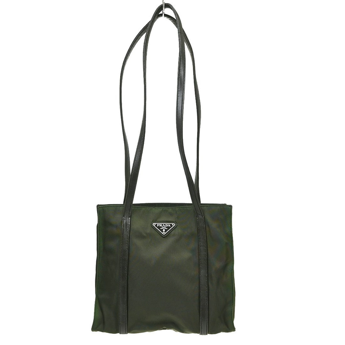 PRADA B6506 Khaki Nylon Medium Tote Bag (1 of 12)