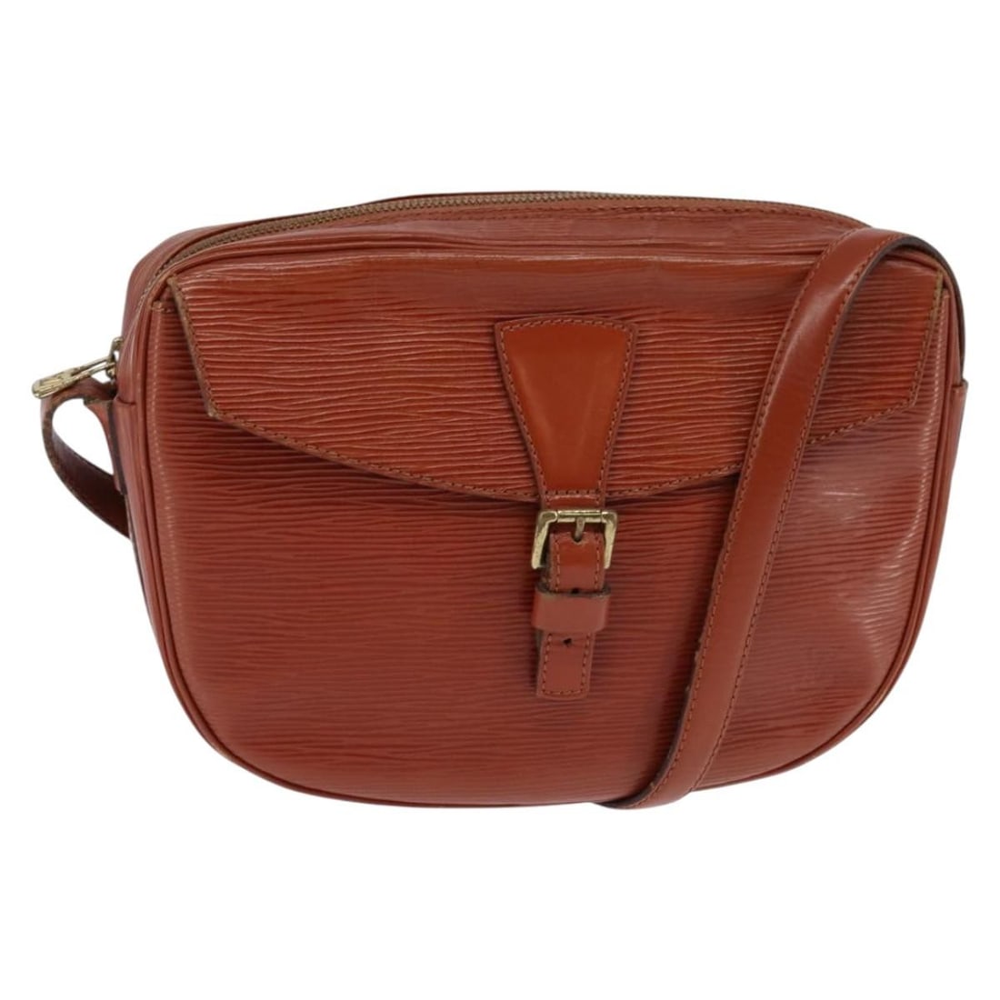 Louis Vuitton Jeune Fille MM Epi Leather Brown Shoulder Bag: Louis Vuitton Jeune Fille MM Epi Leather Brown Shoulder Bag This is a Louis Vuitton Epi Jeune Fille MM shoulder bag in brown, crafted from durable Epi leather. The bag features a structured silhouette
