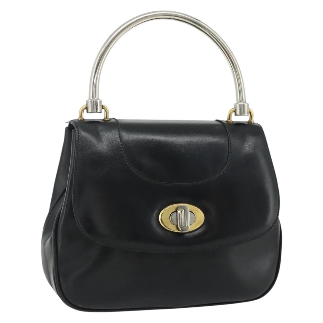 Gucci black leather women s handbag Italy 25cm x 20cm x 7cm: Gucci black leather women s handbag Italy 25cm x 20cm x 7cm This GUCCI handbag is crafted from black leather and designed for women. Made in Italy, it features a structured silhouette with dual handle