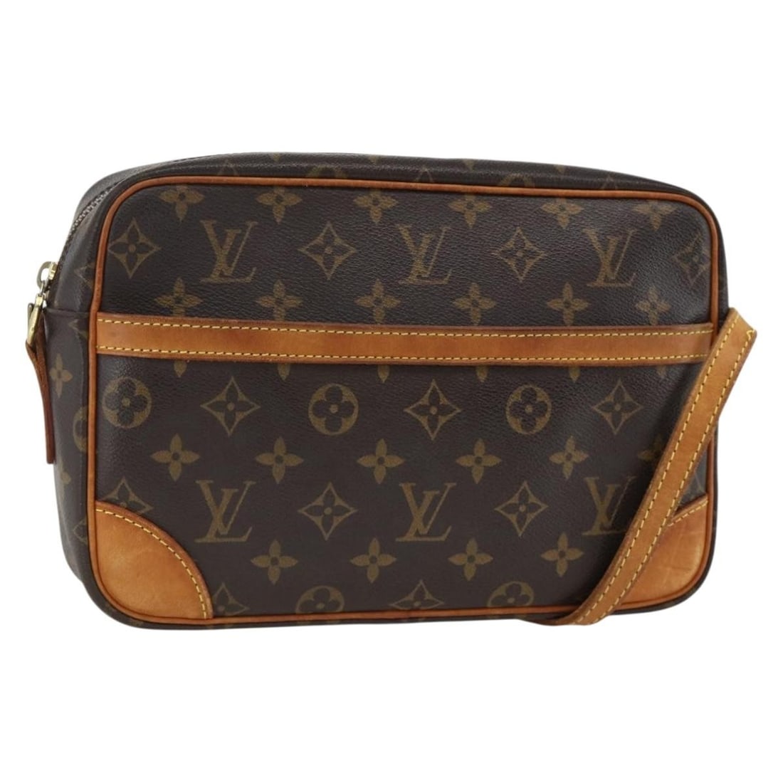 Louis Vuitton Trocadero 27 Monogram Canvas Shoulder Bag M51274 France: Louis Vuitton Trocadero 27 Monogram Canvas Shoulder Bag M51274 France This is a Louis Vuitton Monogram Trocadero 27 shoulder bag, crafted from the iconic monogram canvas. Designed for women, the bag f